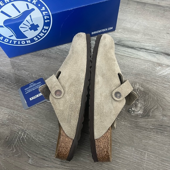 NEW! BIRKENSTOCK BOSTON TAUPE - Picture 5 of 8